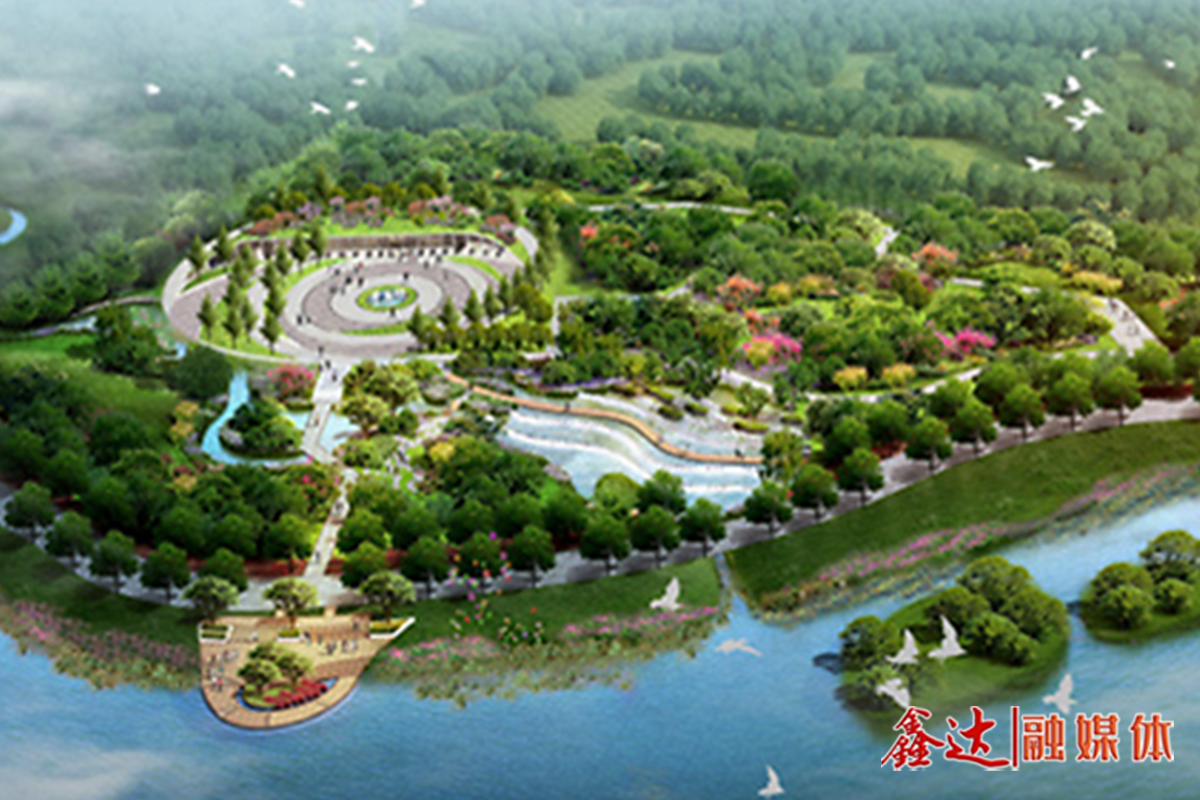 城市后花园！利来囯际APP助建雄安绿博园市政道路及配套综合管线工程！